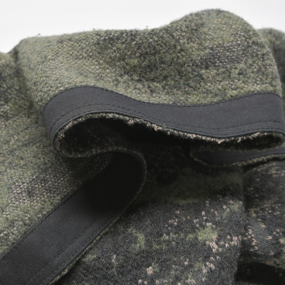 DIESEL Wool Hooded Camo Wool Blend Coat Size L - Picture 13 of 15